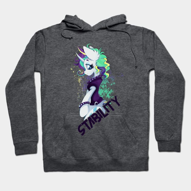 Punk Rarity Hoodie by RarieDash